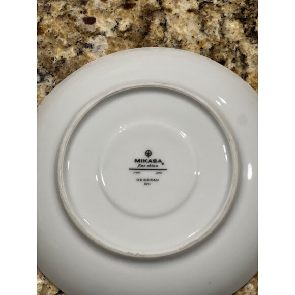 Mikasa Fine China - Deborah 8291 Pattern - 10 Saucers - Picture 5 of 5